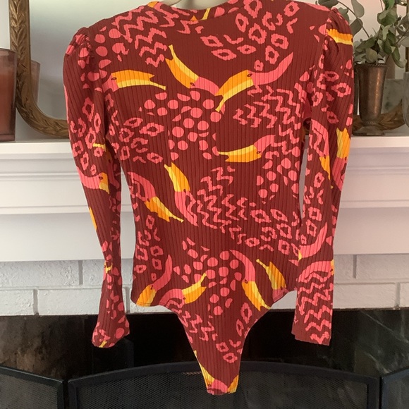 FARM Rio Multicolor Patterned Bodysuit - Picture 7 of 7